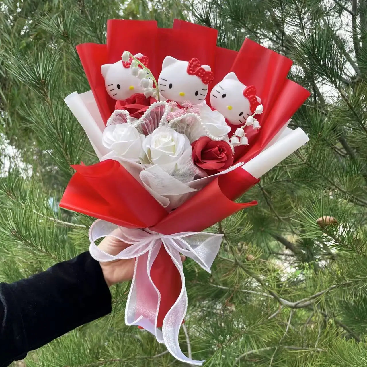 Kawaii Hello Kitty Bouquet #34-35cm