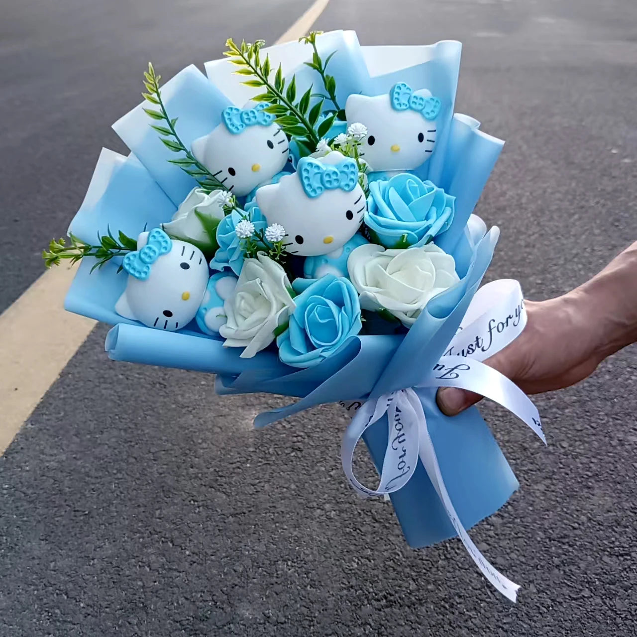 Kawaii Hello Kitty Bouquet #8-30cm