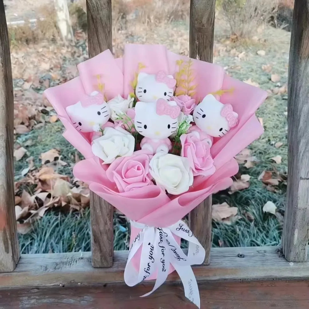 Kawaii Hello Kitty Bouquet #6-30cm