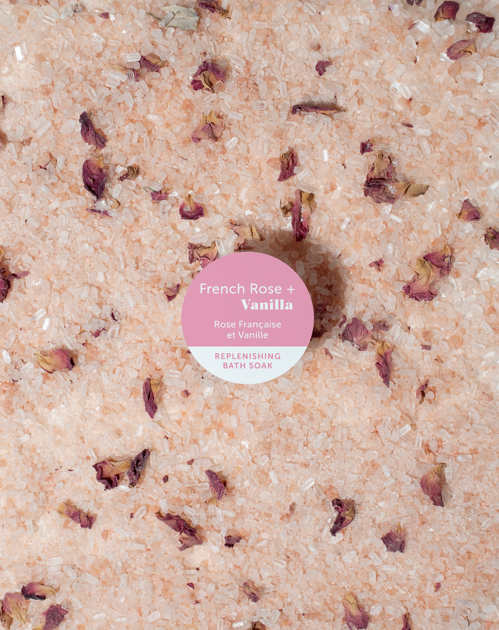 French Rose + Vanilla Replenishing Bath Soak