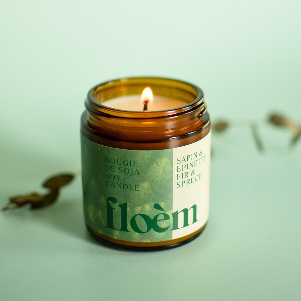 Bougie de soja Sapin & Épinette