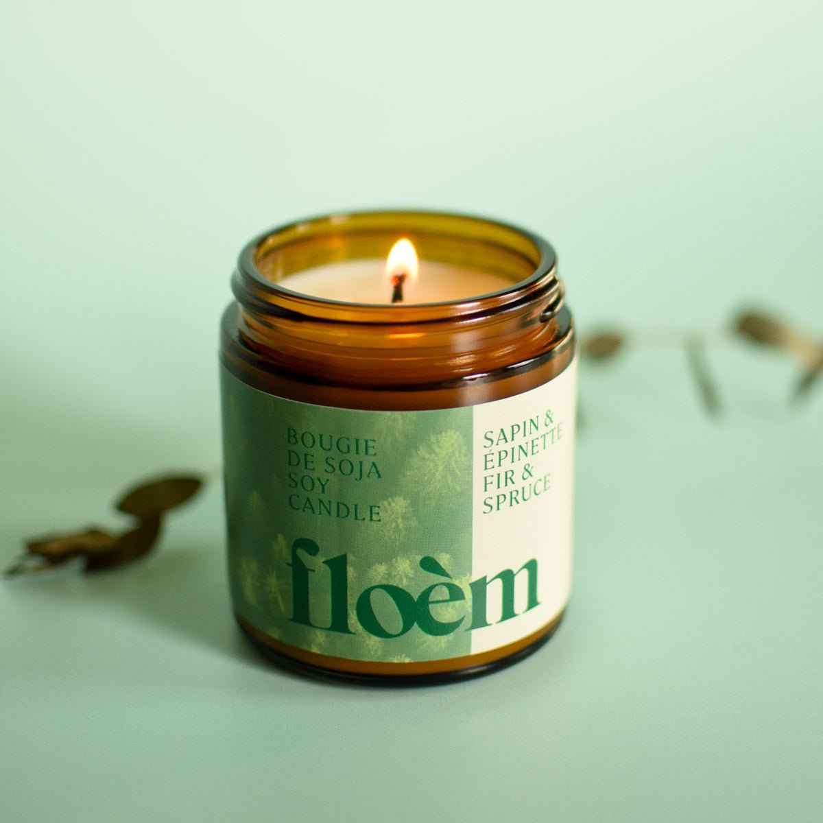 Bougie de soja Sapin & Épinette