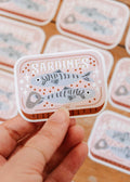 Cozy Sardines - Vinyl Sticker