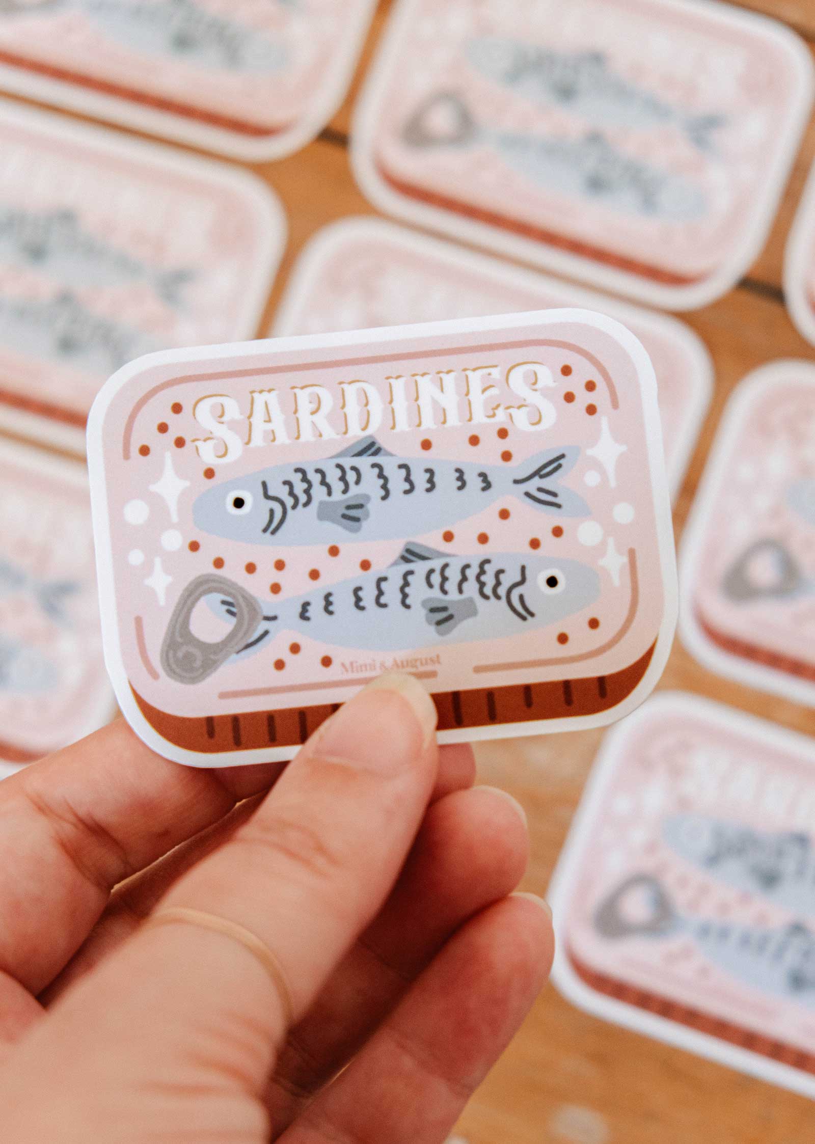 Cozy Sardines - Vinyl Sticker