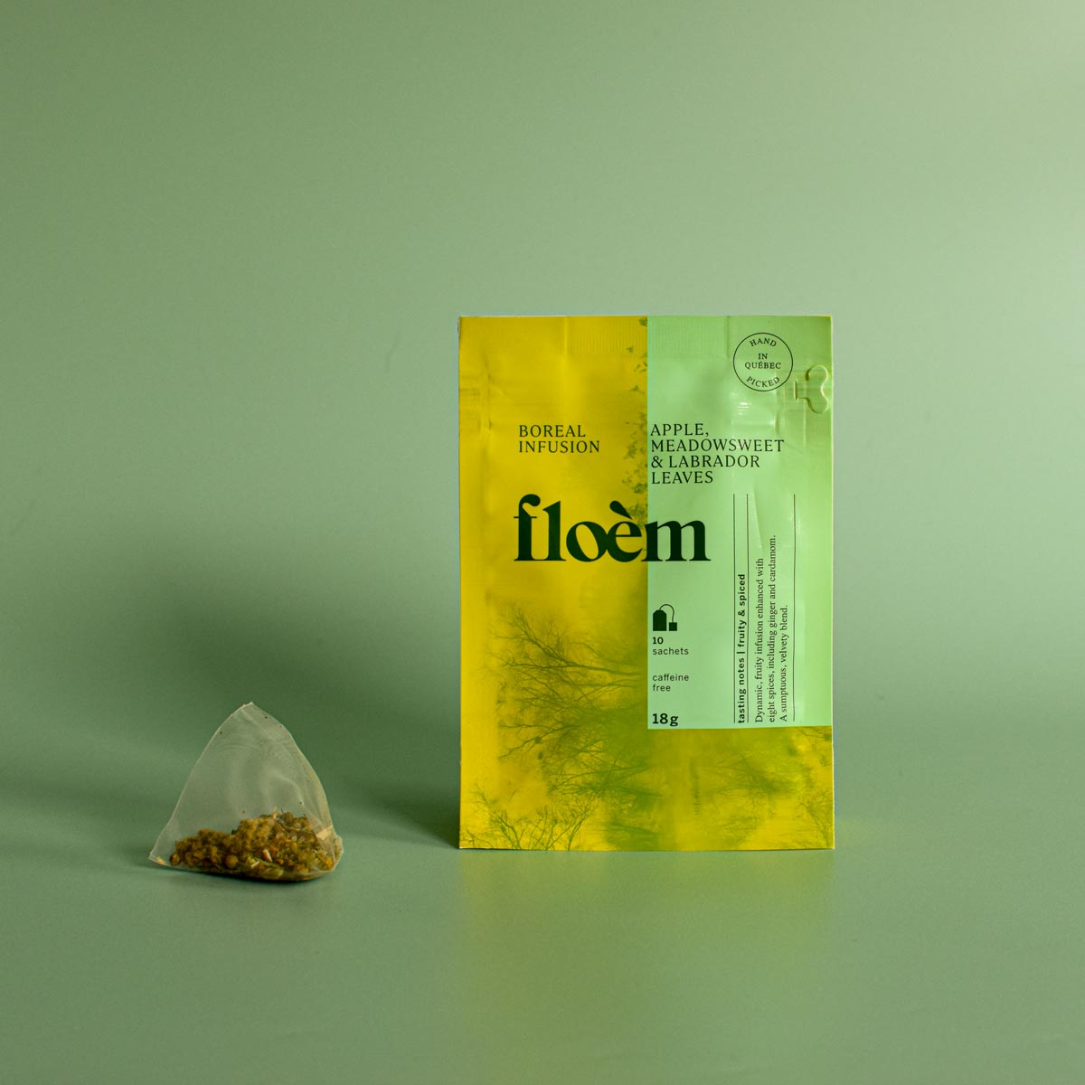 Tisane en sachets - Pomme, reine des prés & feuilles du Labrador