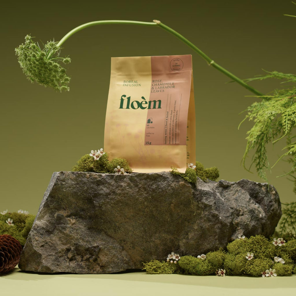 Tisane en sachets Rose, camomille & feuilles du Labrador